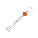 Maxbell Car Key Ring Creative Anti Static Strap Belt Chain Keyfob Pendant Orange