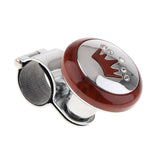 Maxbell Steering Wheel Aid Power Handle Assister Spinner Knob for Car Truck Plating