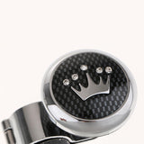 Maxbell Steering Wheel Aid Power Handle Assister Spinner Knob for Car Truck Carbon