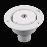 Max Locking Fuel Tank Cover Gas Lid Filler Cap with Lock For Boat RV Truck White