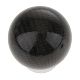 Max Universal Carbon Fiber Manual Car Gear Shift Stick Metal Knob Handle  Black