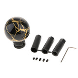 Max Universal Car Manual Gear Stick Shifter Lever Shift Knob with Adapters Black