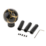 Max Universal Car Manual Gear Stick Shifter Lever Shift Knob with Adapters Black