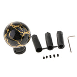 Max Universal Car Manual Gear Stick Shifter Lever Shift Knob with Adapters Black