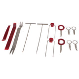 Max 13 Pieces Car Radio Door Clip Panel Trim Dash Audio Removal Pry Kit Tool Set