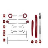 Max 13 Pieces Car Radio Door Clip Panel Trim Dash Audio Removal Pry Kit Tool Set
