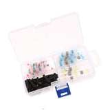 Max 100Pcs Heat Shrink Solder Sleeve Wire Butt Terminals Connector waterproof