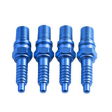 Max 4Pcs Aluminum Alloy Car Wheel Tire Air Valve Stem Cover Caps Universal Blue
