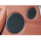 Maxbell 6 Pieces Door Speaker Covers Trim Frame Ring For BMW X5 X6 E70 2008-2013 E71 2009-2014 F15 F16 2014-2018