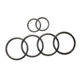 Maxbell 6 Pieces Door Speaker Covers Trim Frame Ring For BMW X5 X6 E70 2008-2013 E71 2009-2014 F15 F16 2014-2018