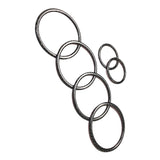 Maxbell 6 Pieces Door Speaker Covers Trim Frame Ring For BMW X5 X6 E70 2008-2013 E71 2009-2014 F15 F16 2014-2018