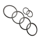 Maxbell 6 Pieces Door Speaker Covers Trim Frame Ring For BMW X5 X6 E70 2008-2013 E71 2009-2014 F15 F16 2014-2018