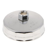 Max 910 Sliver Oil Filter Remover Cap Oil Grid Wrench 14 Flutes For Car 100x46mm