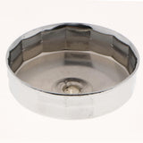 Max 910 Sliver Oil Filter Remover Cap Oil Grid Wrench 14 Flutes For Car 100x46mm
