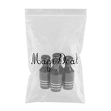 Maxbell 4X Car Bicycle Wheel Tire Air Valve Stems Cap Dust Cover Bowling Type Black