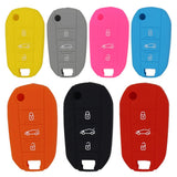 Max Silicone Cover Fit for AUDI Folding Remote Key Fob Case Shell Orange