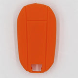 Max Silicone Cover Fit for AUDI Folding Remote Key Fob Case Shell Orange