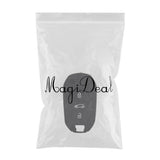 Maxbell Silicone Car Key Case Cover Fit for AUDI Folding Remote Key Fob Case Shell 3 Buttons Black