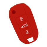 Max Silicone Cover Fit for AUDI Folding Remote Key Fob Case Shell Red