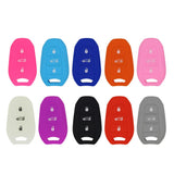 Max Silicone Car Key Cover Fit for AUDI Smart Remote Key Fob Case Shell Orange