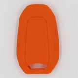 Max Silicone Car Key Cover Fit for AUDI Smart Remote Key Fob Case Shell Orange