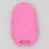 Max Silicone Car Key Cover Fit for AUDI Smart Remote Key Fob Case Shell Pink
