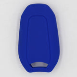 Max Silicone Car Key Cover For AUDI Smart Remote Key Fob Case Shell Dark Blue