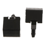 Max 2Pcs Car Windshield Washer Sprayer Nozzle For Nissan QASHQAI I MK1 06-14