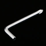 Max Steel License Plate Frame Screws Fasteners + Smooth Screw Caps Set Silver
