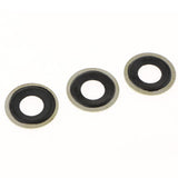 Max 50pcs M14 Oil Drain Plug Crush Washer Gaskets Fits for GM Chevrolet Dorman