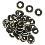 Max 50pcs M14 Oil Drain Plug Crush Washer Gaskets Fits for GM Chevrolet Dorman
