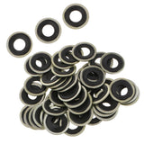 Max 50pcs M14 Oil Drain Plug Crush Washer Gaskets Fits for GM Chevrolet Dorman