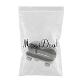 Maxbell Universal Car Glasses Sunglasses Storage Box Case Holder Visor Clip Gray