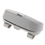 Maxbell Universal Car Glasses Sunglasses Storage Box Case Holder Visor Clip Gray