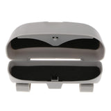 Maxbell Universal Car Glasses Sunglasses Storage Box Case Holder Visor Clip Gray