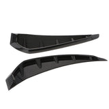 Maxbell Pair Side Fender Vent Air Wing Cover for Honda Civic 2016-2018 Carbon Fiber