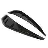 Maxbell Pair Side Fender Vent Air Wing Cover for Honda Civic 2016-2018 Glossy Black