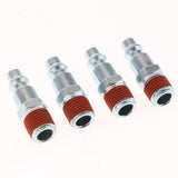 Maxbell 5 Pieces Air Line Hose Compressor Fitting Connectors Quick Release 1/4'' NPT
