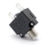 Max 10A Circuit Breaker Overload Switch Fuse Reset with Black Cap AC 125/250V