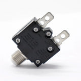 Max 10A Circuit Breaker Overload Switch Fuse Reset with Black Cap AC 125/250V