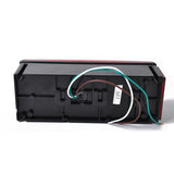 Max 2 Pieces Trailer Boat Rectangle Stud Stop Turn Signal Tail Red LED Lights