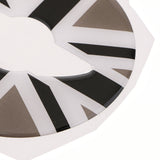Max Maxb 3D Steering Wheel Sticker Cover For Mini Copper F54 F55 F56 Grey and White