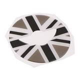 Max Maxb 3D Steering Wheel Sticker Cover For Mini Copper F54 F55 F56 Grey and White