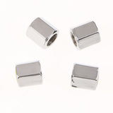 Max Maxb Car Tire Air Valve Cover with Wrench Key Chain for BMW 3 5 7 Series Silver