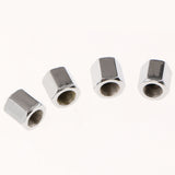 Max Maxb Car Tire Air Valve Cover with Wrench Key Chain for BMW 3 5 7 Series Silver