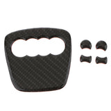 Max Maxb Carbon Fiber Steering Wheel Sticker Cover For Audi A4L A6L A3 Q3 Q5  Shape 1