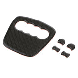 Max Maxb Carbon Fiber Steering Wheel Sticker Cover For Audi A4L A6L A3 Q3 Q5  Shape 1