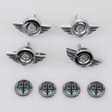 Max 4 Pieces Universal Car Anti-Theft License Plate Fasteners Bolts Screw Type 4