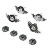 Max 4 Pieces Universal Car Anti-Theft License Plate Fasteners Bolts Screw Type 4