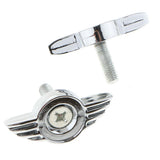Max 4 Pieces Universal Car Anti-Theft License Plate Fasteners Bolts Screw Type 4